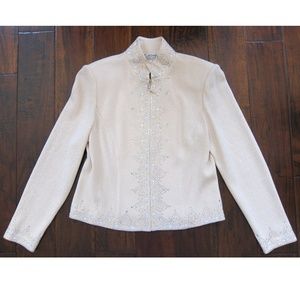 St. John Evening Knit Jacket With FREE Skirt